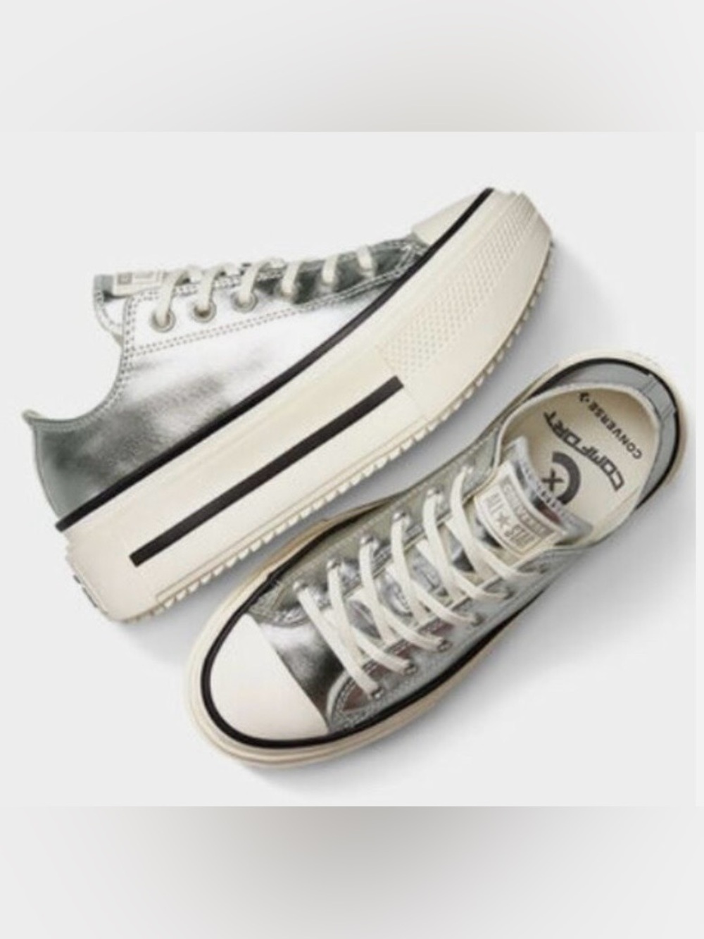 New Converse All Star Lift Double Stack Platform Sneakers Womens 13/mens 11